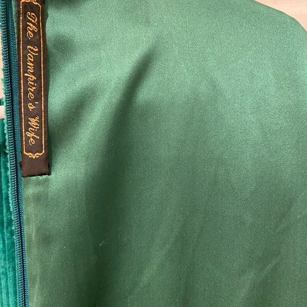 The Vampire’s Wife Elegant Teal Midi Dress - Picture 7 of 9